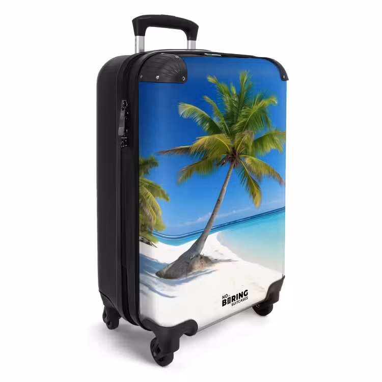 Koffer - Palmbomen op strand — 4