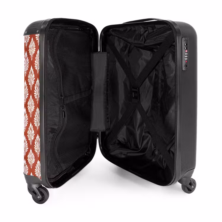 Koffer - Barok print rood — 3