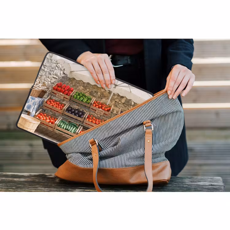 Laptophoes - Eten - Markt - Vers — 4