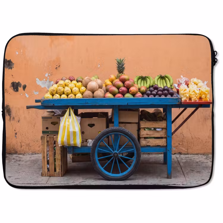 Laptophoes - Fruit - Kar - Straat — 1
