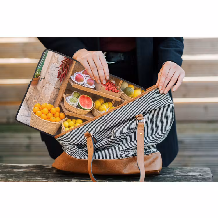 Laptophoes - Fruit - Markt - Vers — 4