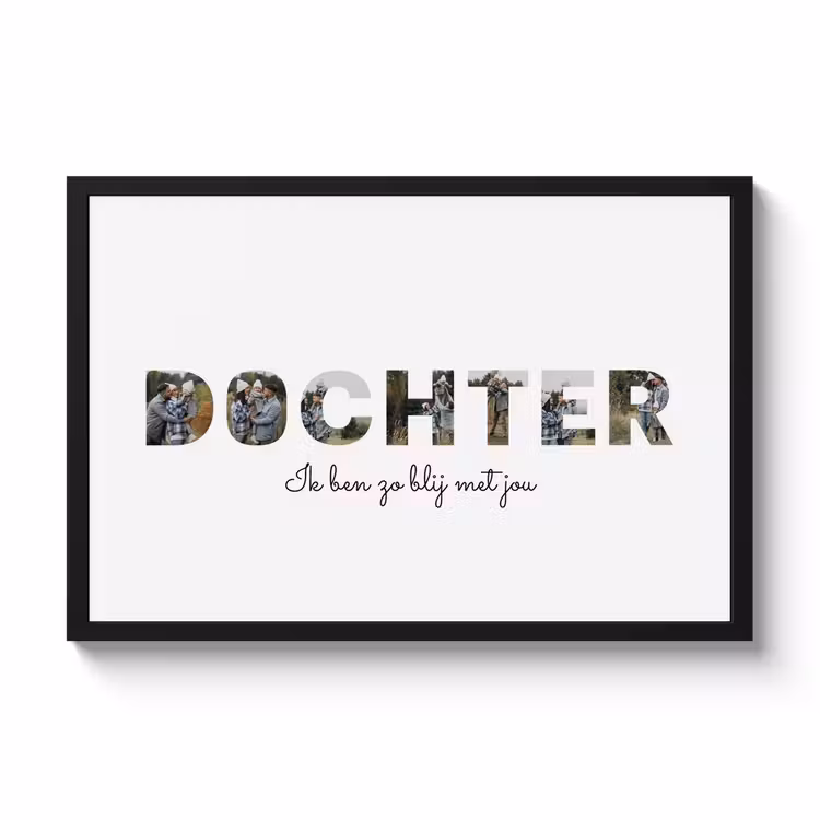 Foto in lijst – Dochter — 1