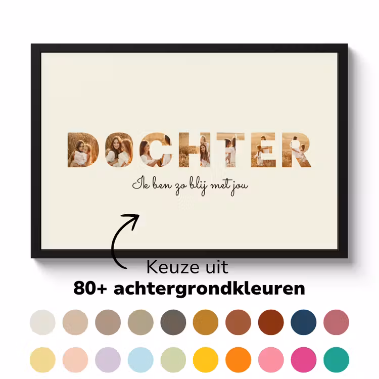 Foto in lijst – Dochter — 6