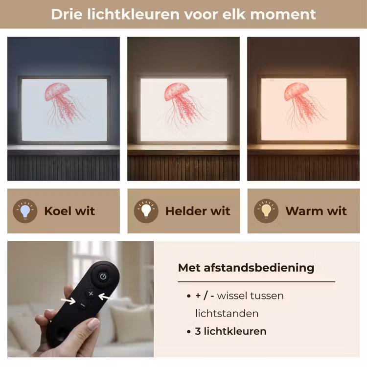 Lightbox - Wandlamp - Kwal - Tentakels - Roze — 8