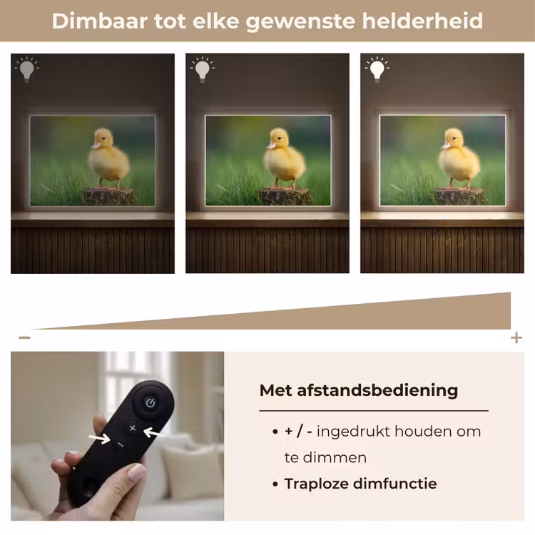 Lightbox - Wandlamp - Kuiken - Eend - Geel - Gras — 9