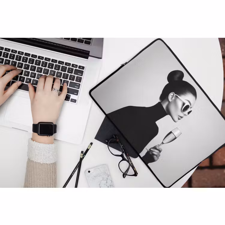 Laptophoes - Vrouw - Champagne - Modern — 3