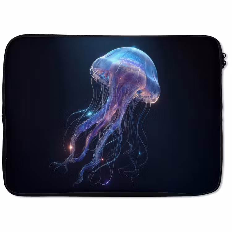 Laptophoes - Tentakels - Kwal - Paars - Sprankeling — 1