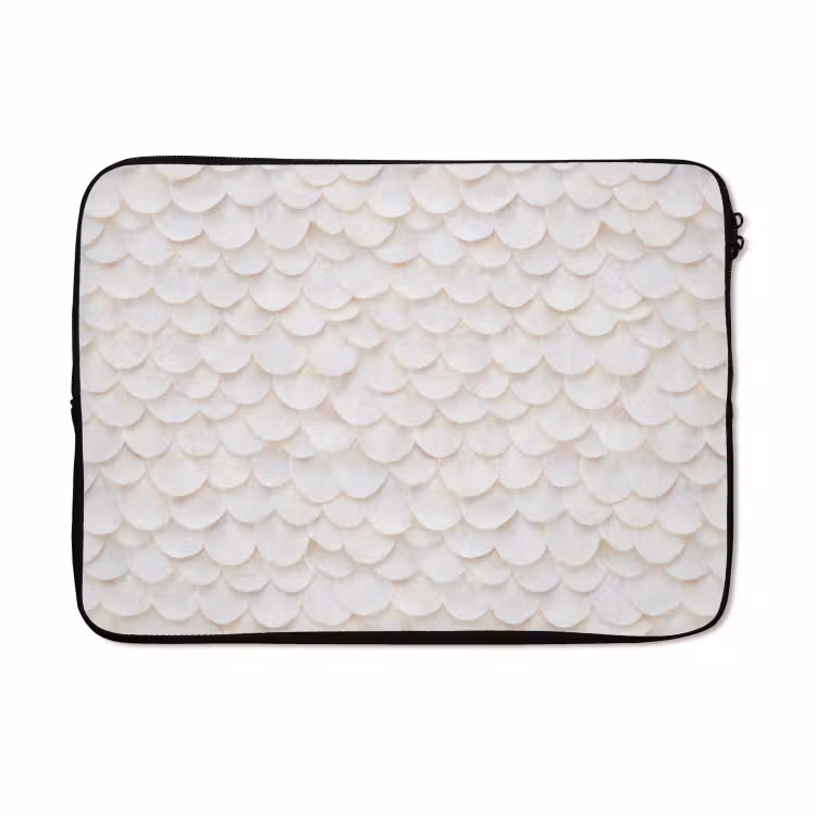 Laptophoes - Schubben - Wit - Elegant — 5