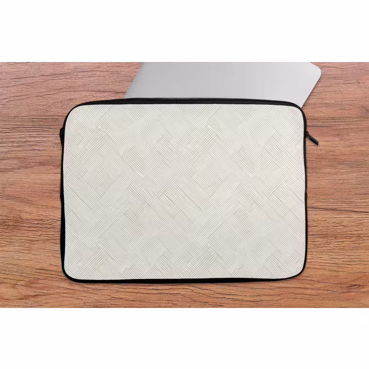 Laptophoes - Textuur - Abstract - Beige — 2