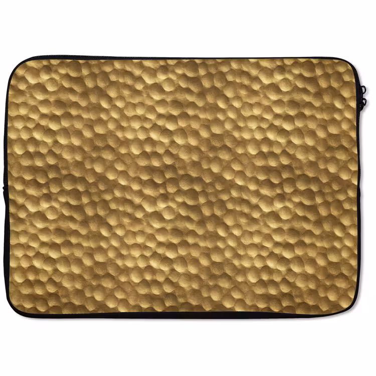 Laptophoes - Metaal - Dynamisch - Goud — 1