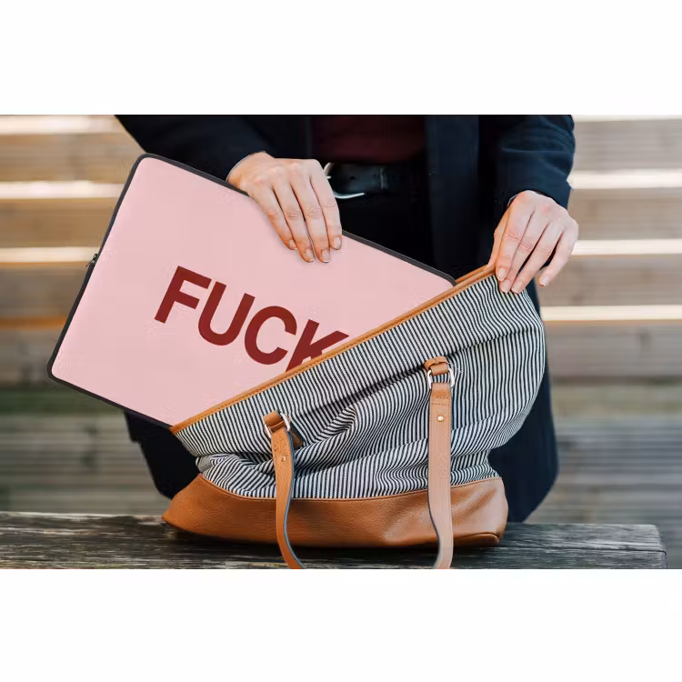Laptophoes - Statement - Krachtig - Roze — 4