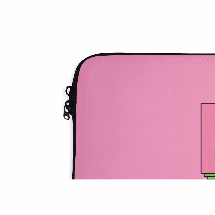 Laptophoes - Tekst - Bold - Roze — 6