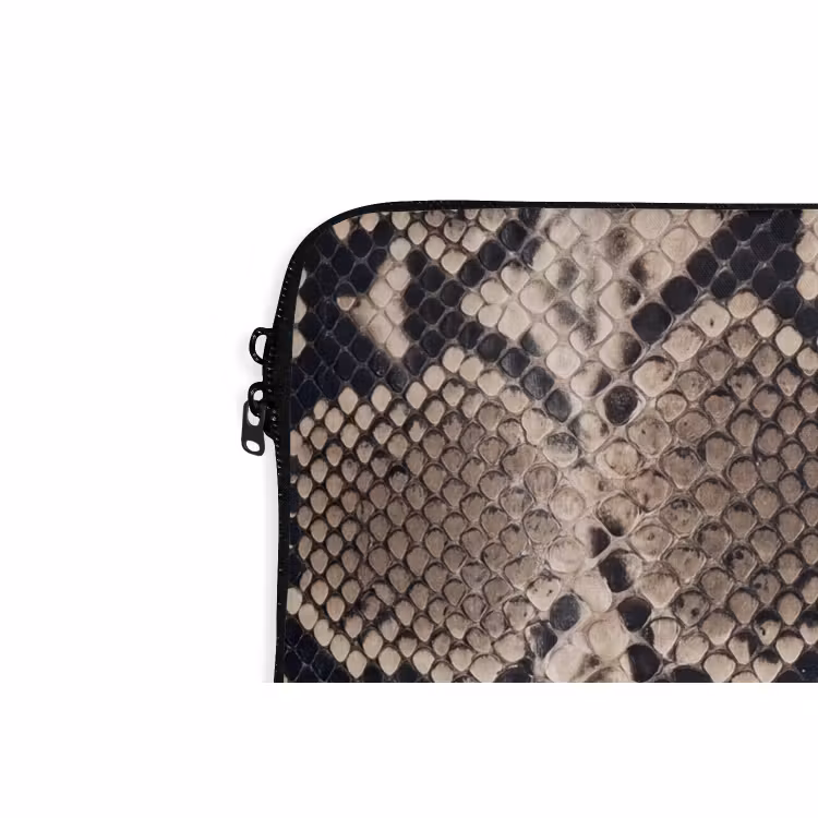Laptophoes - Slangenprint - Python - Bruin — 6