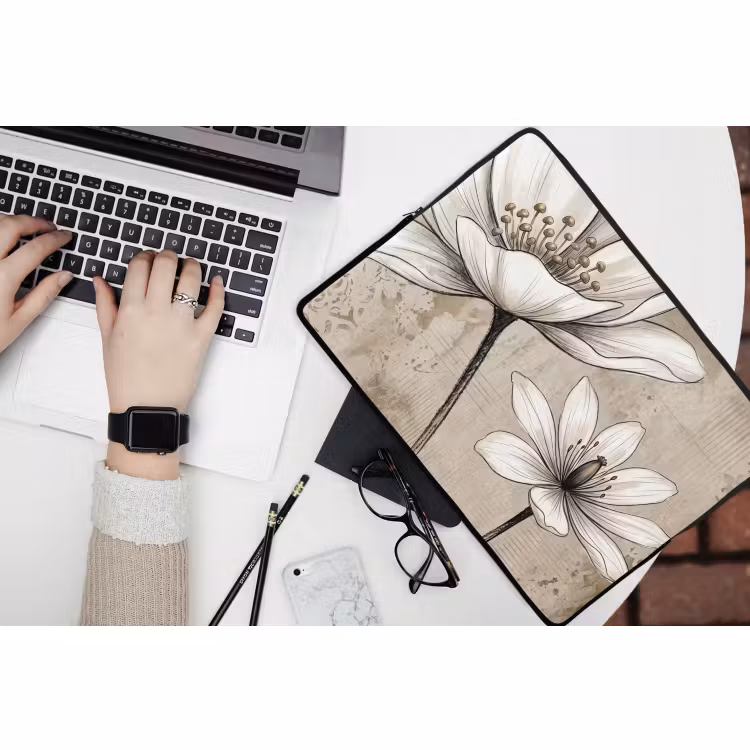 Laptophoes - Modern - Design - Wit — 3