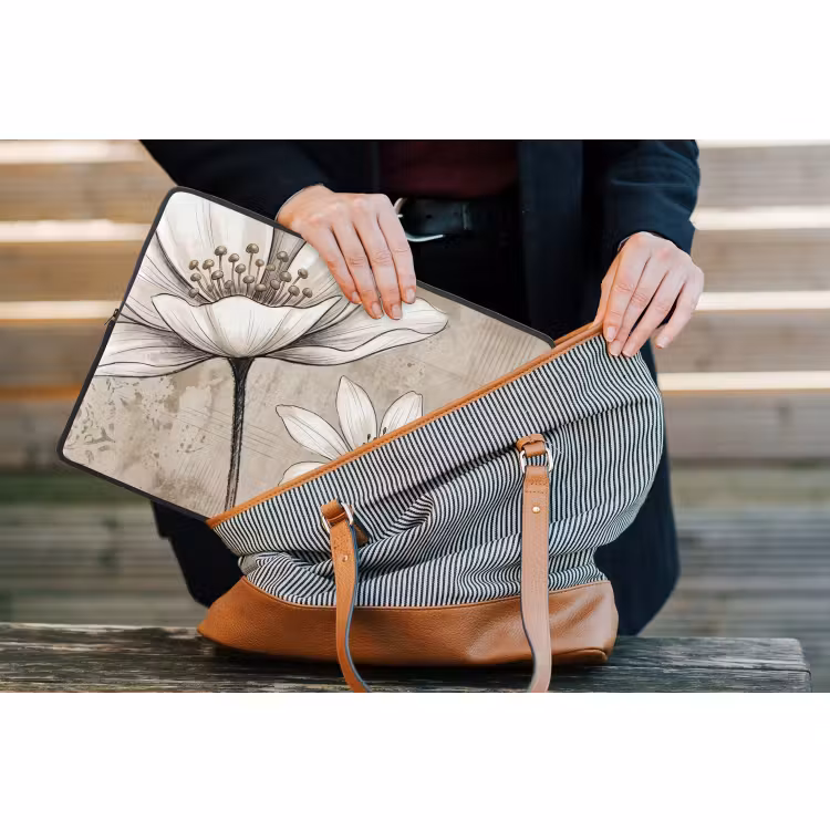 Laptophoes - Modern - Design - Wit — 4