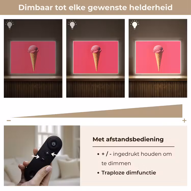 Lightbox - Wandlamp - Schepijs - Roze - Hoorntje — 9