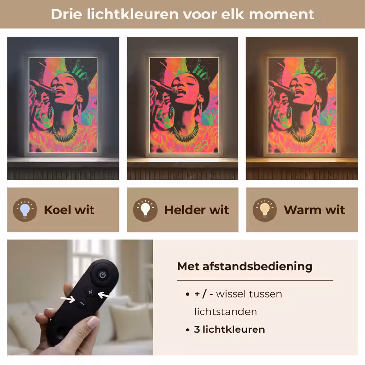 Lightbox - Wandlamp - Neon - Vrouw - Microfoon — 7