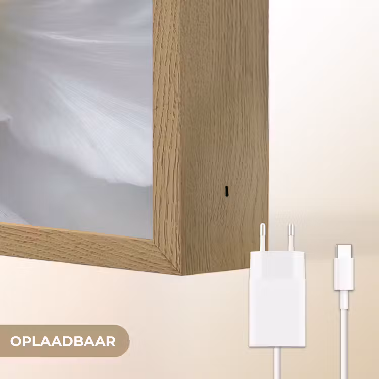 Lightbox - Wandlamp - Wit - Bloem - Elegant — 7