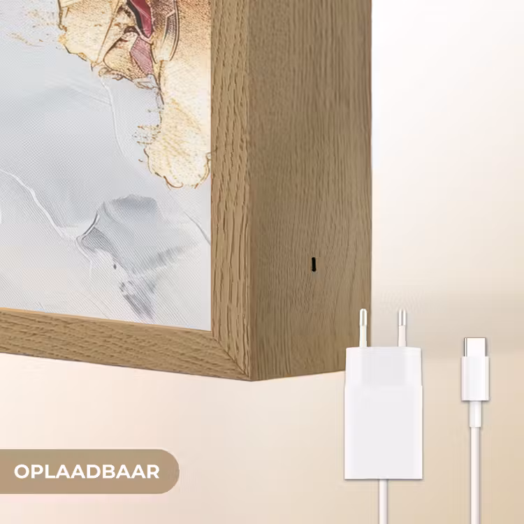 Lightbox - Wandlamp - Rood - Abstract - Goud - Modern — 7