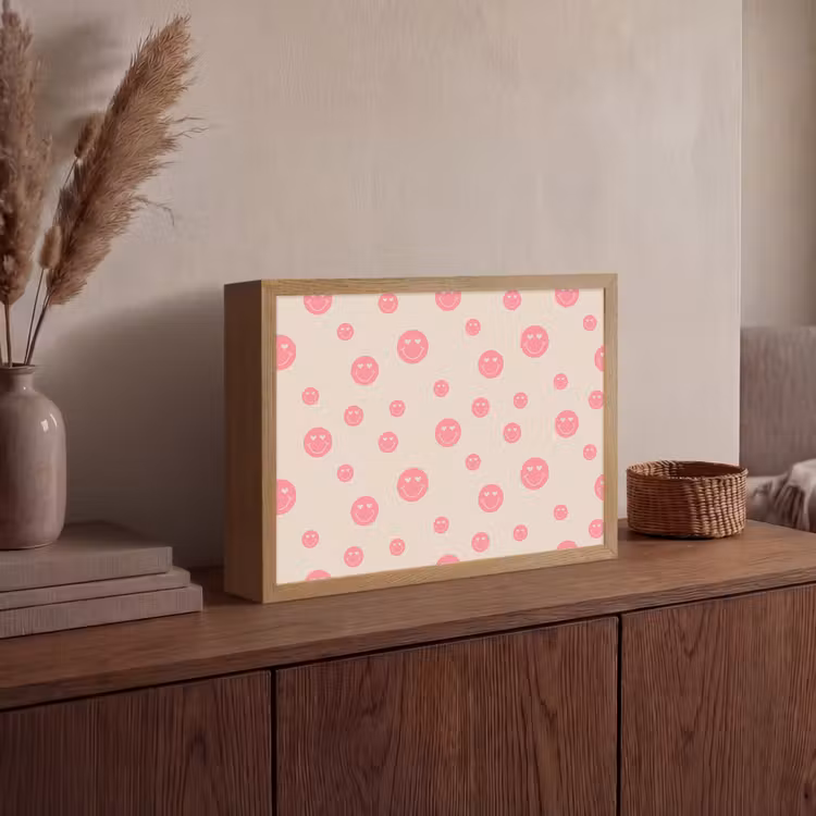 Lightbox - Wandlamp - Smiley - Hart - Ogen - Patroon — 4