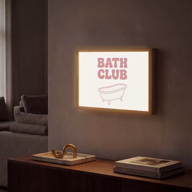 Lightbox - Wandlamp - Retro - Bad - Roze — 2