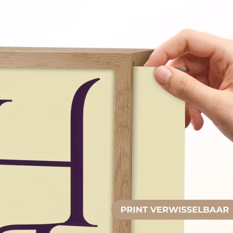 Lightbox - Wandlamp - Oh hi - Geel - Monogram — 5