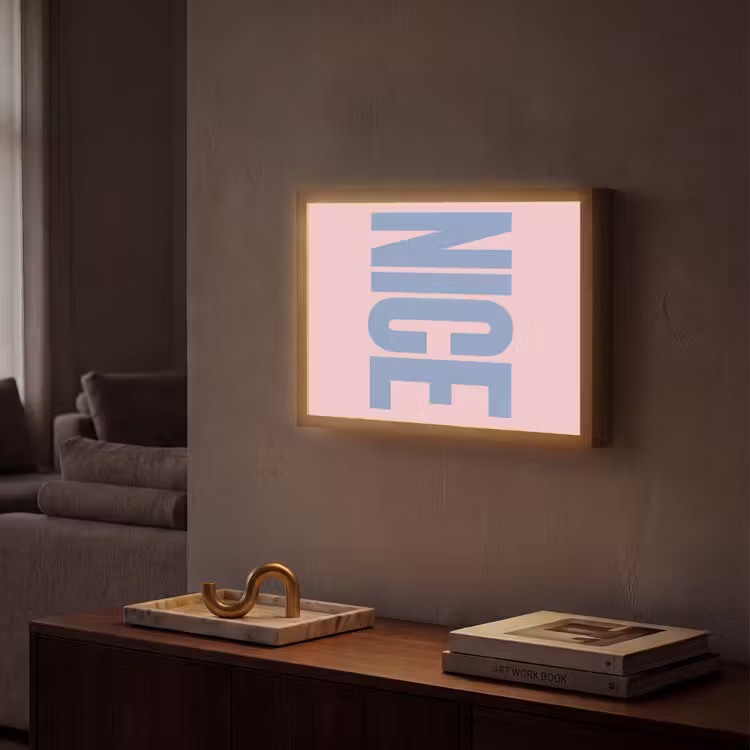 Lightbox - Wandlamp - Nice - Paars - Roze — 2