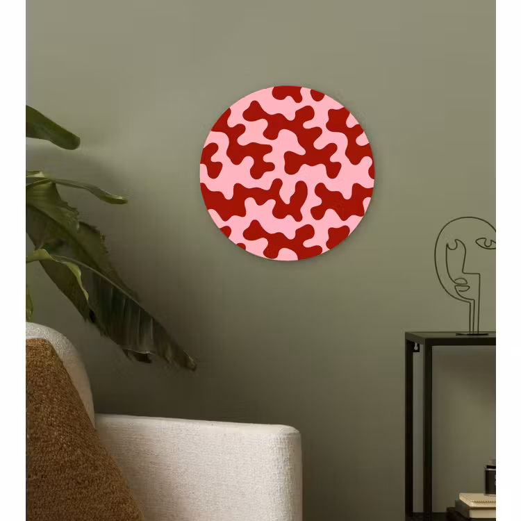 Muurcirkel - Modern - Abstract - Rood — 3