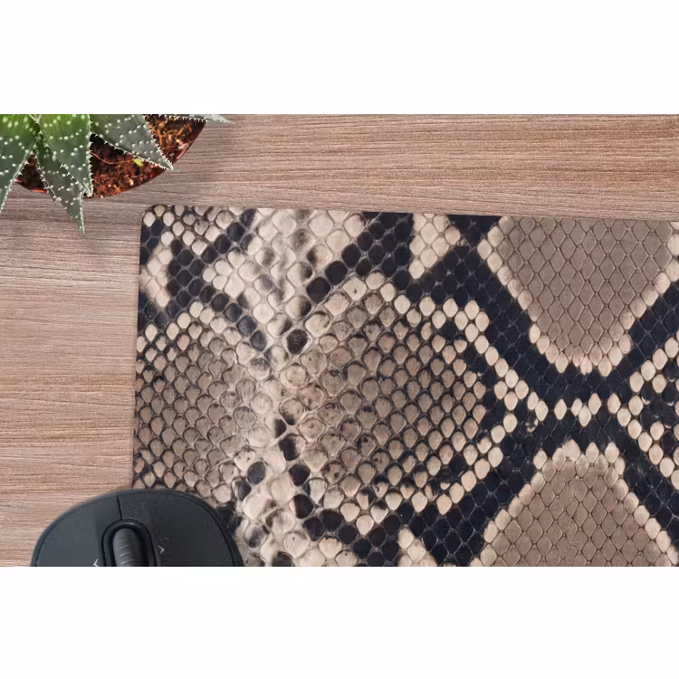 Muismat - Slangenprint - Python - Bruin — 4