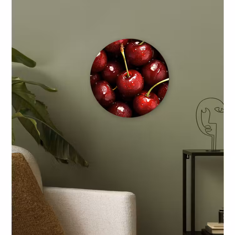 Muurcirkel - Rood - Fruit - Kersen — 3