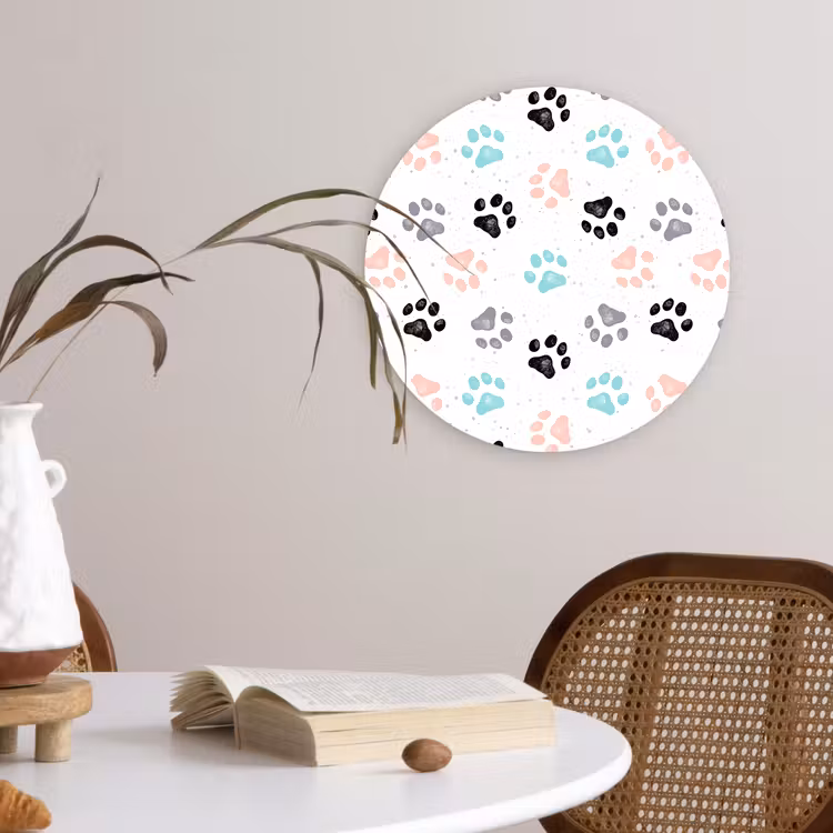 Muurcirkel - Paw - Pattern - Color — 4