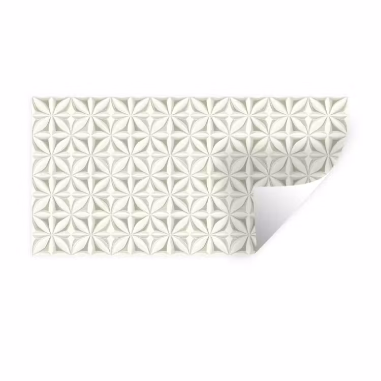 Muursticker - Abstract - Structuur - Grijs - Wit — 1