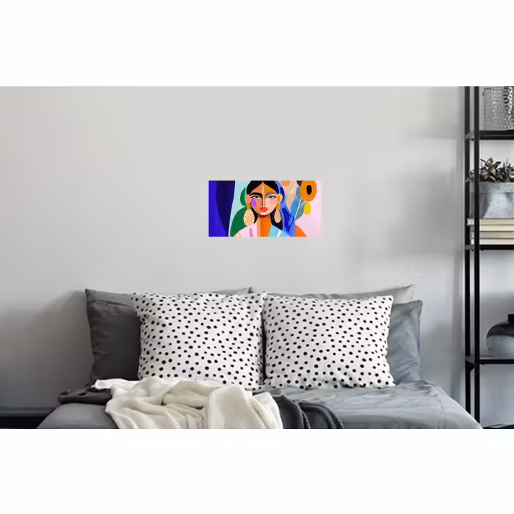 Muursticker - Portret - Vrouw - Modern — 5
