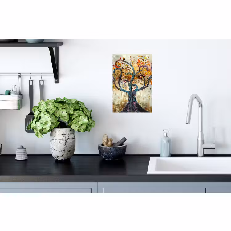 Muursticker - Kunst - Levensboom - Botanisch - Abstract — 2