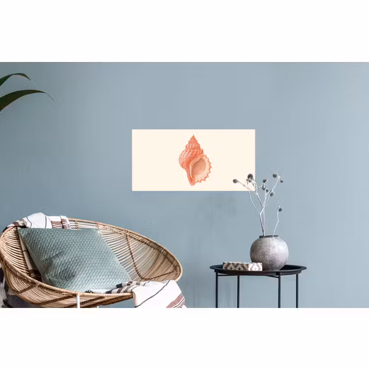 Muursticker - Schelp - Roze - Structuur — 4
