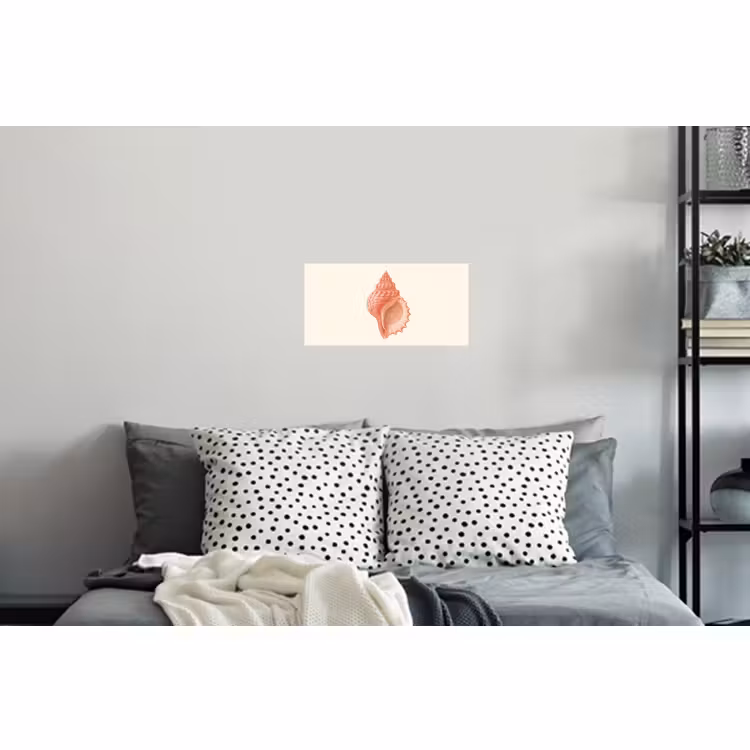 Muursticker - Schelp - Roze - Structuur — 5