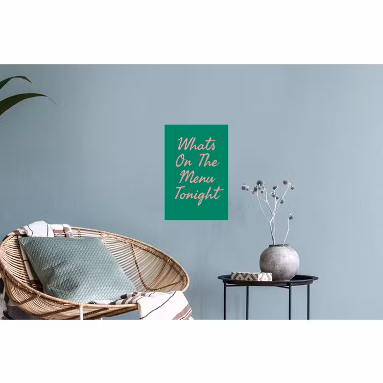 Muursticker - Menu - Quote - Roze — 4