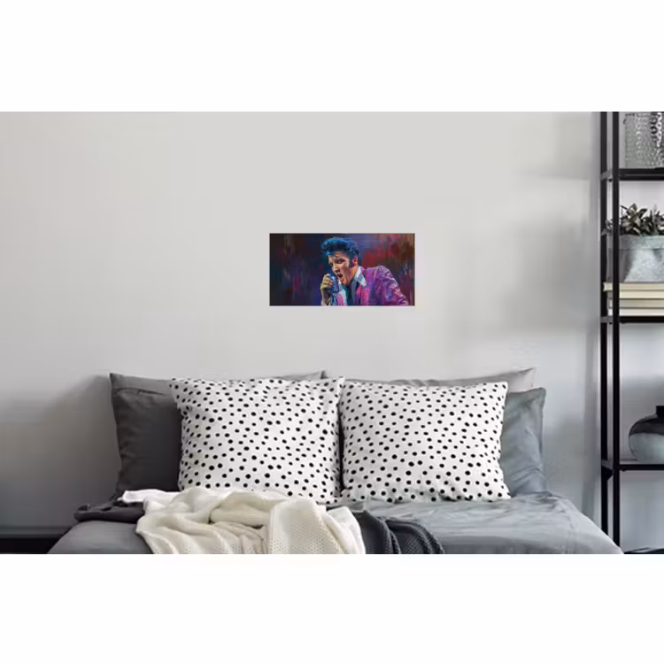 Muursticker - Expressief - Microfoon - Paars — 5