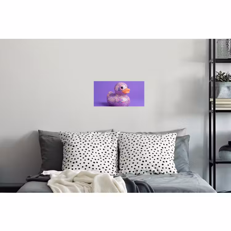 Muursticker - Disco - Eend - Paars — 5