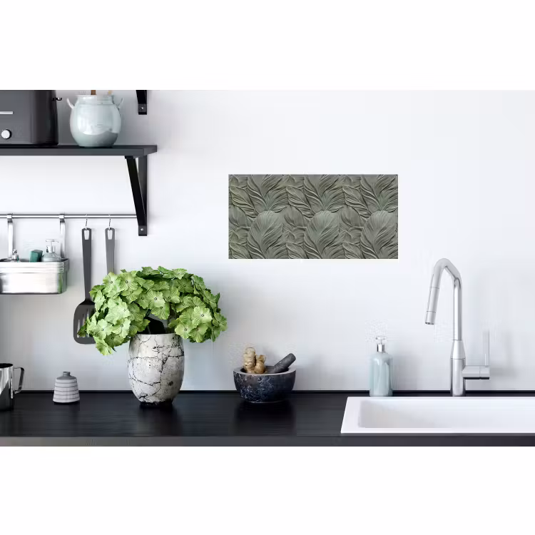 Muursticker - Bladeren - Textuur - Groen — 2