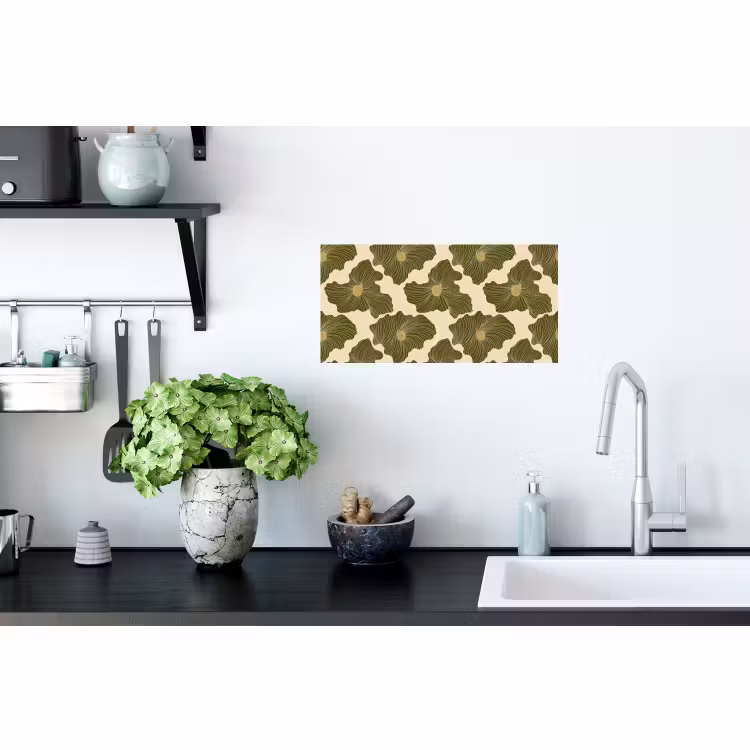 Muursticker - Modern - Abstract - Groen — 2