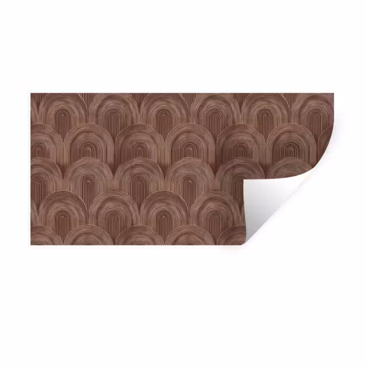 Muursticker - Ritmisch - Effect - Bruin — 1