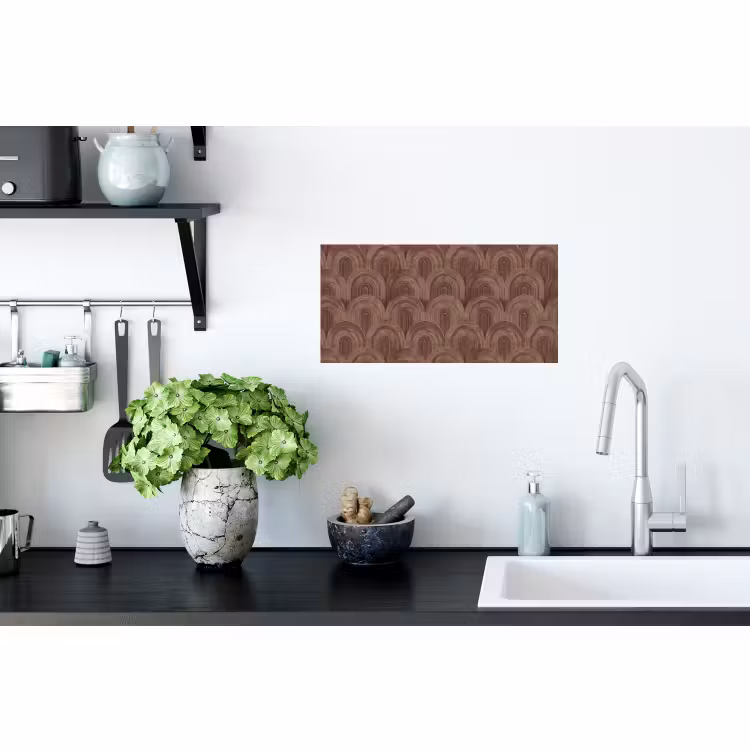 Muursticker - Ritmisch - Effect - Bruin — 2