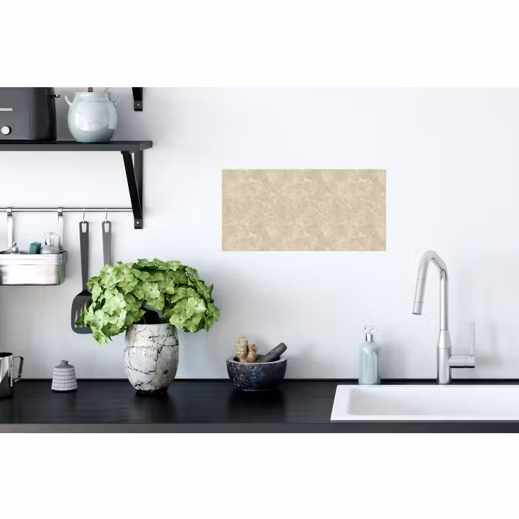 Muursticker - Lichtbeige - Marmer - Diffusie adering — 2