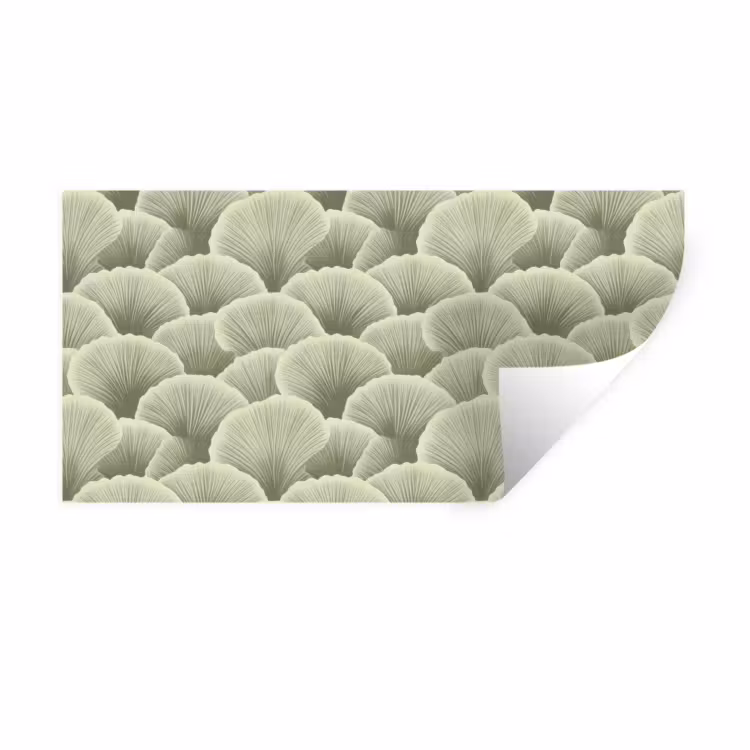 Muursticker - Waaier - Blad - Groen — 1