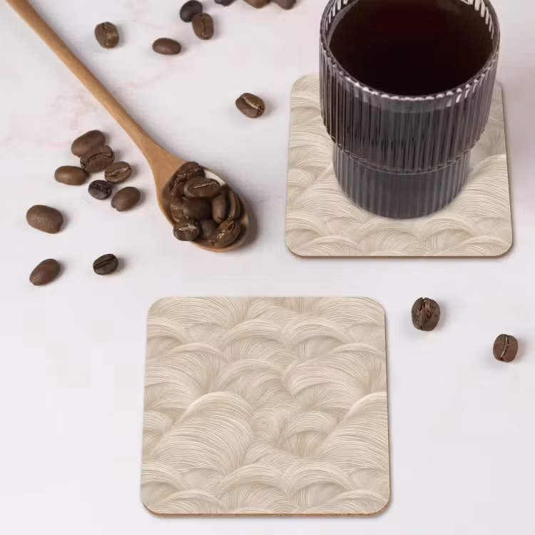 Onderzetter​ - Bogen - Patroon - Beige — 4