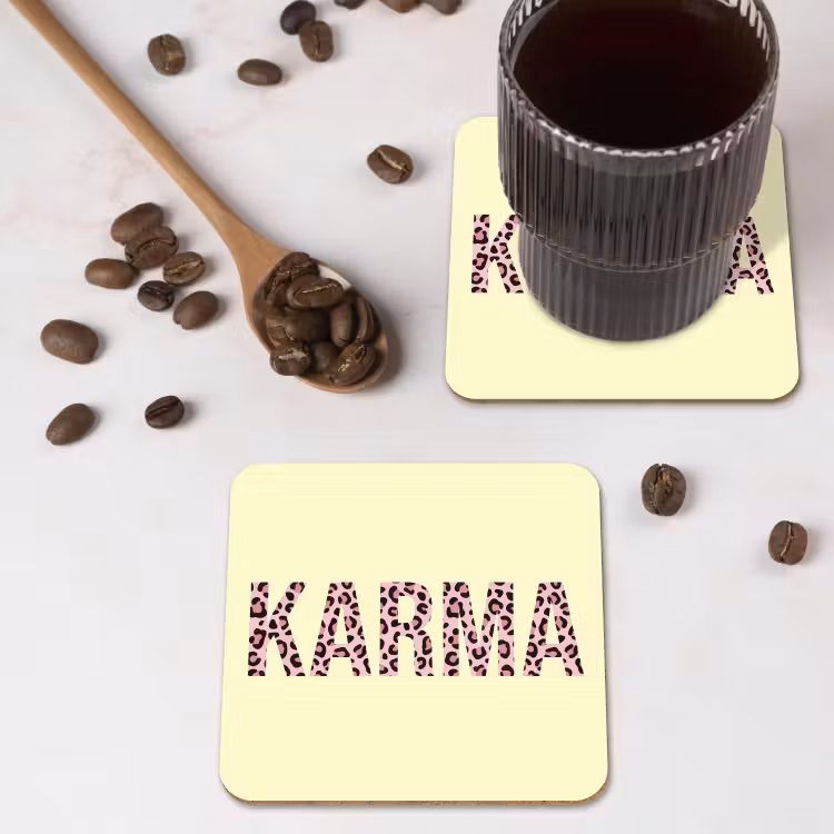 Onderzetter​ - Karma - Luipaardprint - Geel — 4
