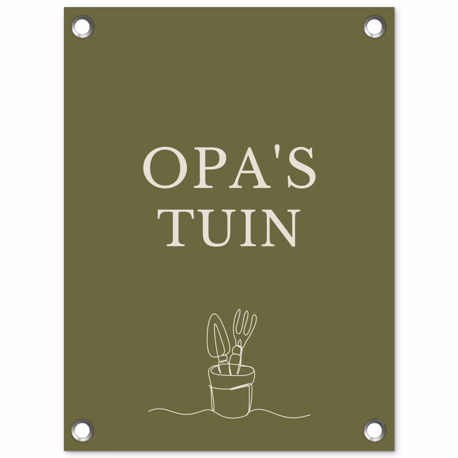 Tuinposter - Opa's Tuin — 1