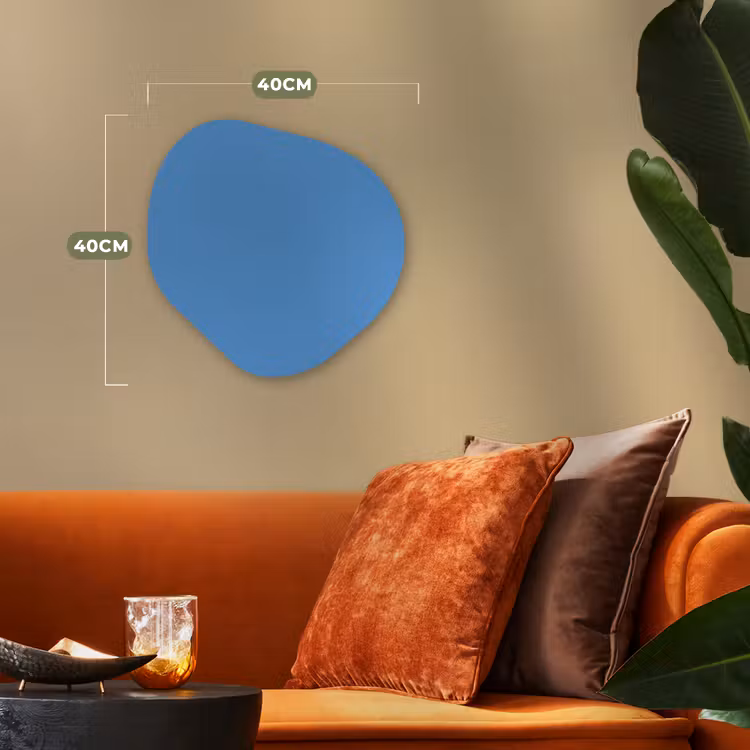 Organisch schilderij - Forex - Cornflower - Blue - Blauw — 4