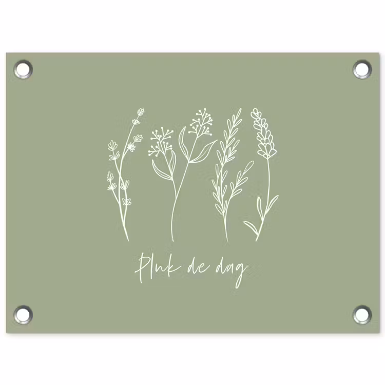 Tuinposter - Pluk de Dag — 1